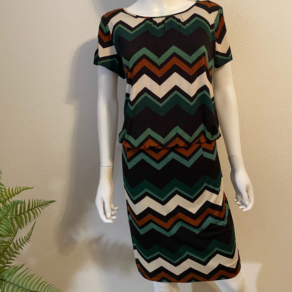 Perceptions Graphic Print Dress
